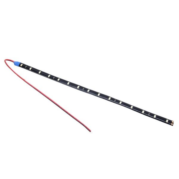 10 PCS 30cm 15 LED Waterproof Flexible Car Strip Light, DC 12V (Blue Light) - Image 2