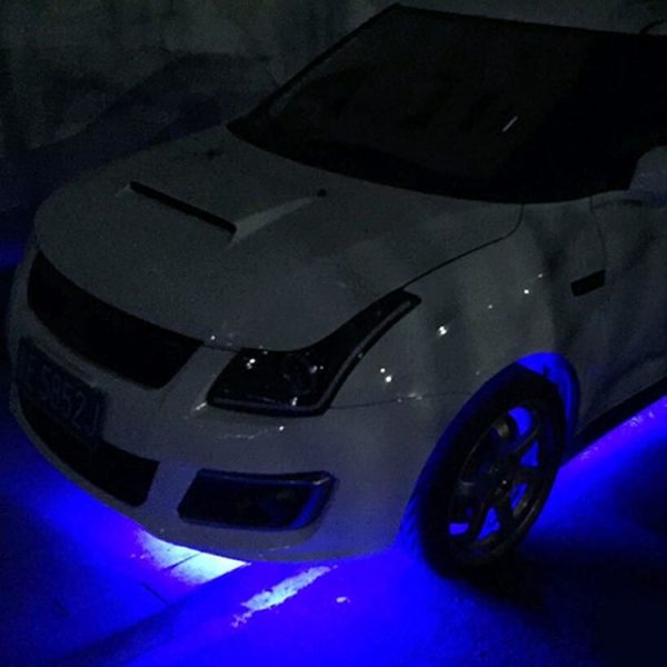 10 PCS 30cm 15 LED Waterproof Flexible Car Strip Light, DC 12V (Blue Light) - Image 6