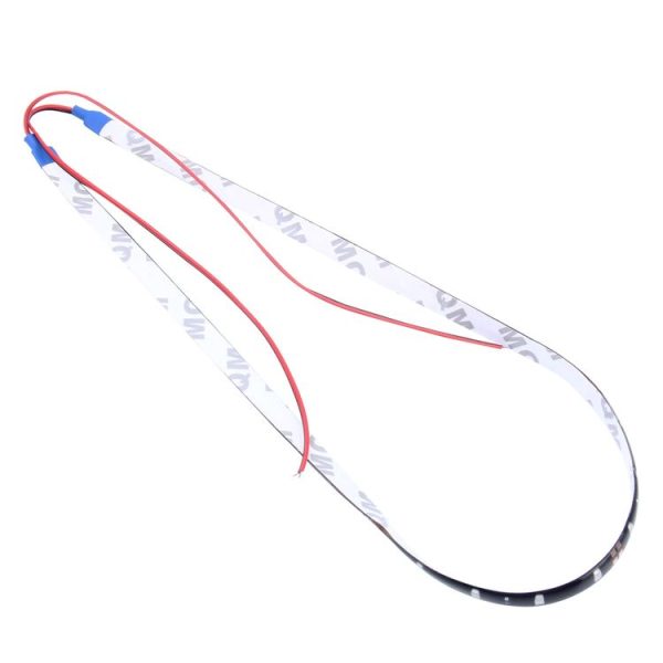 10 PCS 60cm 30 LED Waterproof Flexible Car Strip Light, DC 12V (Blue Light) - Image 3