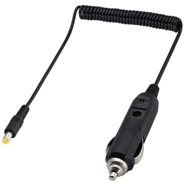 2A Car 4.0 x 1.7mm Power Supply Adapter Plug Coiled Cable Car Charger, Length: 40-140cm - Image 2