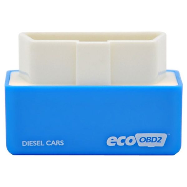 Super Mini EcoOBDII Plug and Drive Chip Tuning Box for Internal Combustion Engine, Lower Fuel and Lower Emission (Blue)