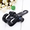 2pcs KANEED Car Vehicle Multi-functional Seat Headrest Bag Hanger Hook Holder Seat Headrest Hanger Hanging Holder Double Hooks (Black) - Image 2