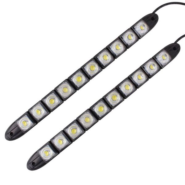 2 PCS 5W 10 LED SMD 5050 Flexible Snake LED Car Daytime Running Lights, DC 12V - Image 2