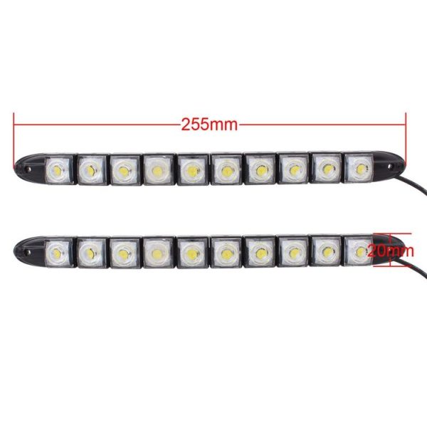 2 PCS 5W 10 LED SMD 5050 Flexible Snake LED Car Daytime Running Lights, DC 12V - Image 4