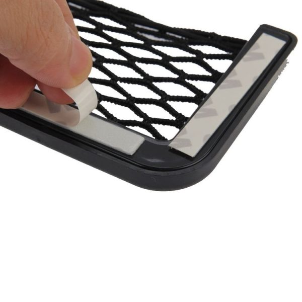 Car Net Pockets 20cm x 8cm Automotive Storage String Bag with Adhesive - Image 5