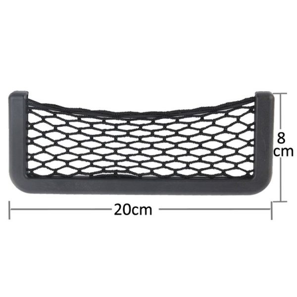 Car Net Pockets 20cm x 8cm Automotive Storage String Bag with Adhesive - Image 6