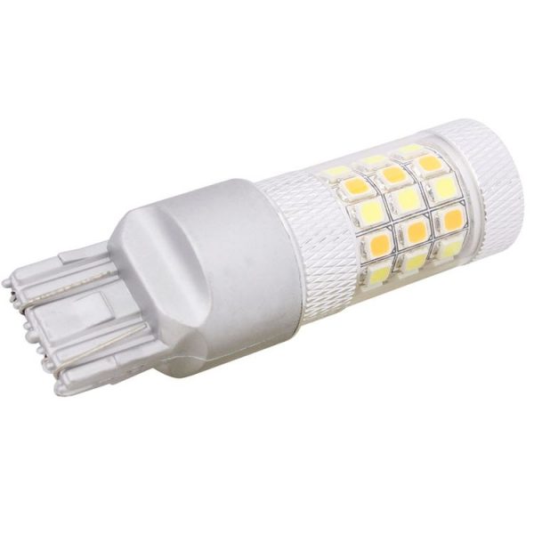 T20 / 7443 8W 420LM White + Yellow Light 42 LED 2835 SMD Car Brake Light Steering Light Bulb, DC 12V - Image 3
