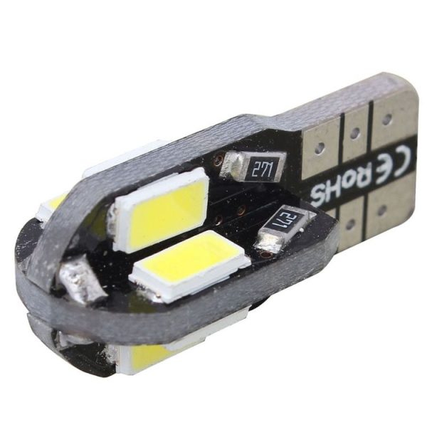 10 PCS T10 4W 280LM White Light 8 LED SMD 5630 Canbus Decode Car Clearance Lights Lamp, DC 12V - Image 2