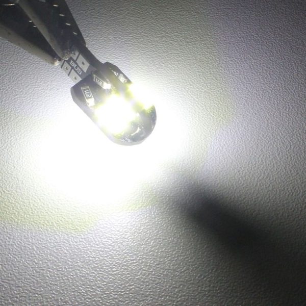 10 PCS T10 4W 280LM White Light 8 LED SMD 5630 Canbus Decode Car Clearance Lights Lamp, DC 12V - Image 4
