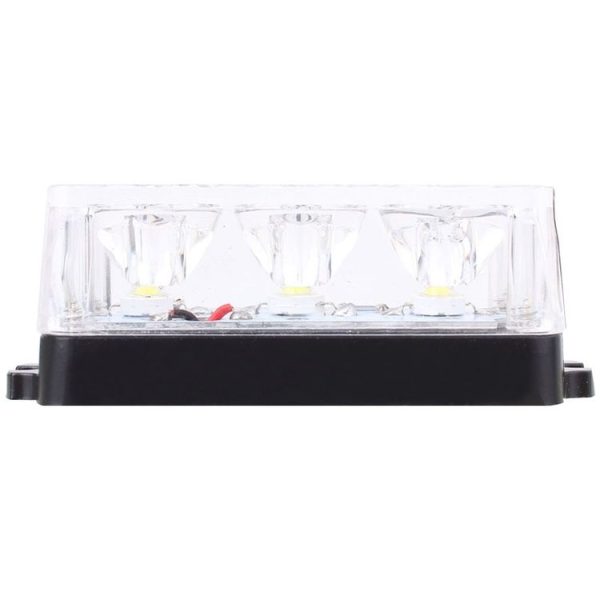 9W 540LM 6500K 3-LED White Light Wired Car Flashing Warning Signal Lamp, DC12V, Wire Length: 95cm - Image 4