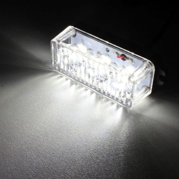 9W 540LM 6500K 3-LED White Light Wired Car Flashing Warning Signal Lamp, DC12V, Wire Length: 95cm - Image 7