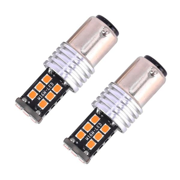 2 PCS 1157 / BAY15D 3W LED 300LM SMD 2835 Car Rear Brake Light for Vehicles, DC 12V (Red Light) - Image 3