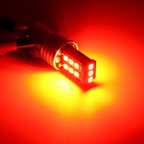 2 PCS 1157 / BAY15D 3W LED 300LM SMD 2835 Car Rear Brake Light for Vehicles, DC 12V (Red Light) - Image 6