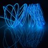 EL Cold Blue Light Waterproof Flat Flexible Car Strip Light with Driver for Car Decoration, Length: 5m (Blue)