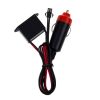 EL Cold Blue Light Waterproof Flat Flexible Car Strip Light with Driver for Car Decoration, Length: 5m (Blue) - Image 4