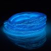 EL Cold Blue Light Waterproof Flat Flexible Car Strip Light with Driver for Car Decoration, Length: 5m (Blue) - Image 5