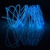 EL Cold Blue Light Waterproof Flat Flexible Car Strip Light with Driver for Car Decoration, Length: 5m (Blue) - Image 6