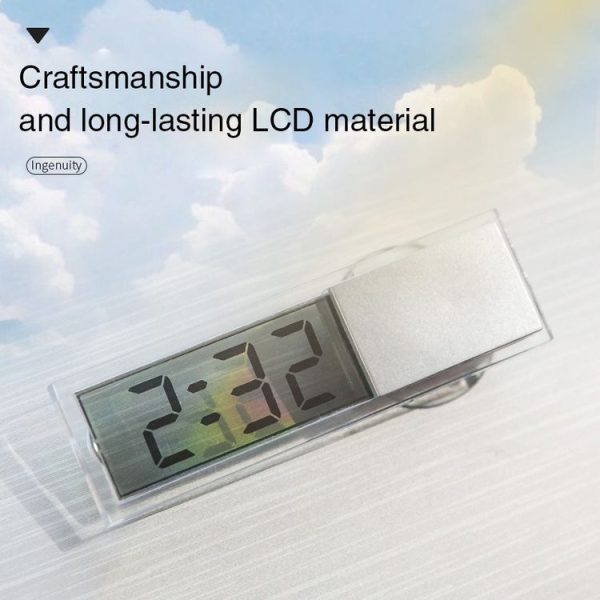 K-033 LCD Auto Clock with Sucker - Image 2