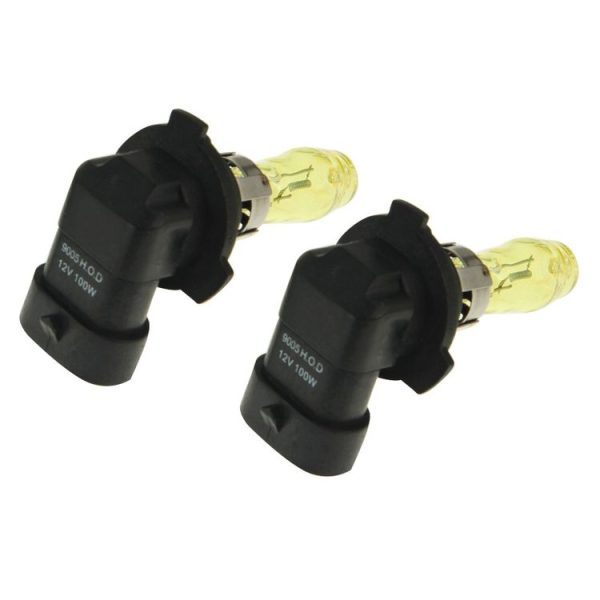 2 X 9005 HOD Halogen Bulbs 12V 100W 2400 LM 3500K Yellow Light Headlights - Image 4