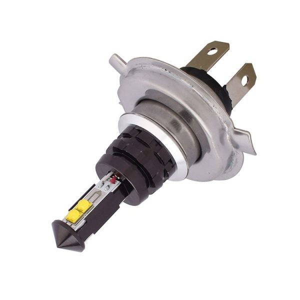H4 20W 800LM White Light 4 CREE XT-E LED Car Daytime Running Light Headlight Bulb, DC 12-24V - Image 2