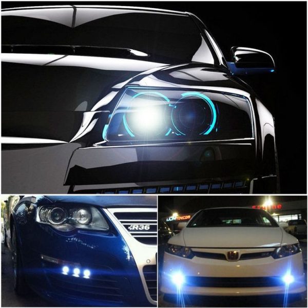 2 PCS 22.5mm 1.5W 150LM Yellow Light 3 LED SMD 5630 Spotlight Eagle Eye Light Daytime Running Light for Vehicles - Image 8