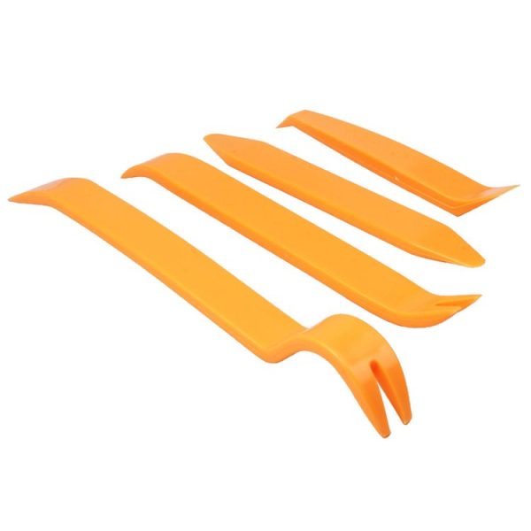 4 in 1 Car Audio System Dashboard Door Panel Removal Tools Kit (Orange) - Image 3