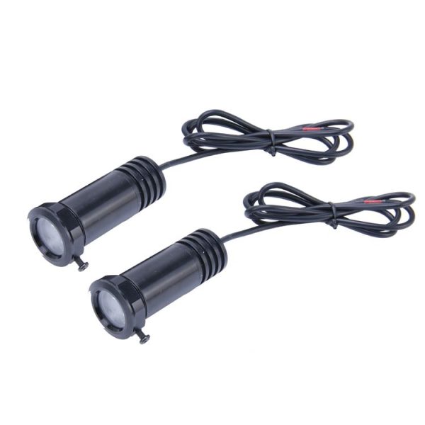 Car Door LED Laser Welcome Decorative Light, LED Laser for BMW Logo (Pair) (Black) - Image 2