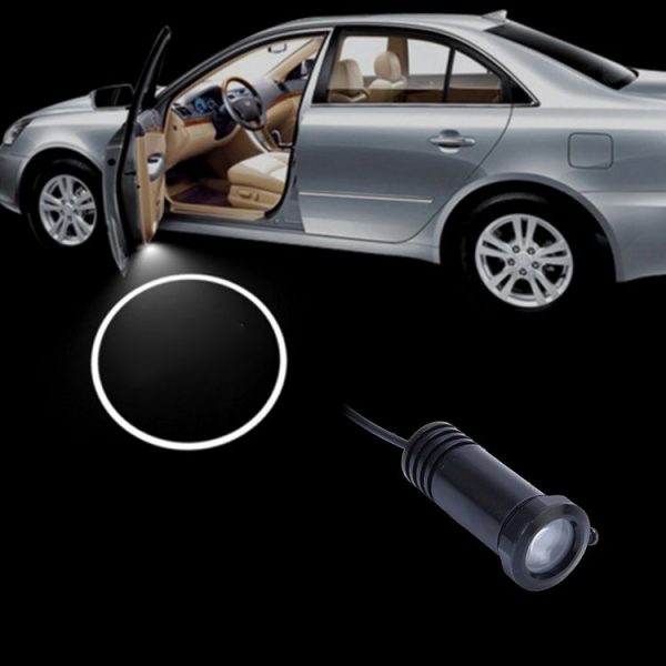 Car Door LED Laser Welcome Decorative Light, LED Laser for BMW Logo (Pair) (Black) - Image 8