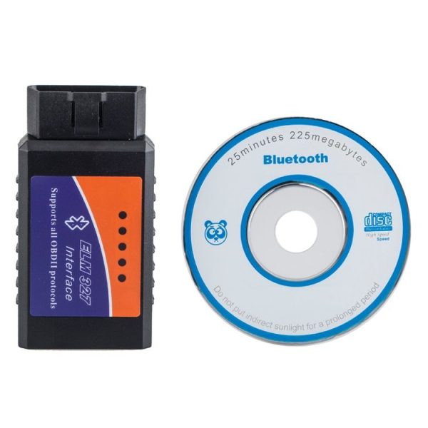 ELM327 Bluetooth OBDII Car Diagnostics Tool, Support All OBDII Protocols (Black) - Image 4