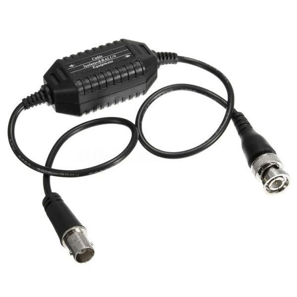 Coaxial Video Ground Loop Isolator (Black)