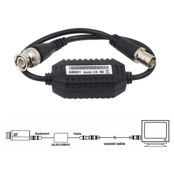Coaxial Video Ground Loop Isolator (Black) - Image 3