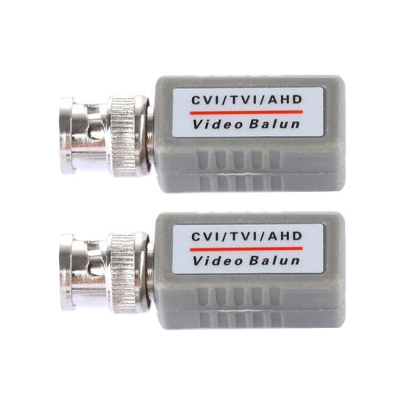 2 PCS 202E-HD CVI / TVI / AHD 1CH Passive Video Balun Coaxial Adapter - Image 3