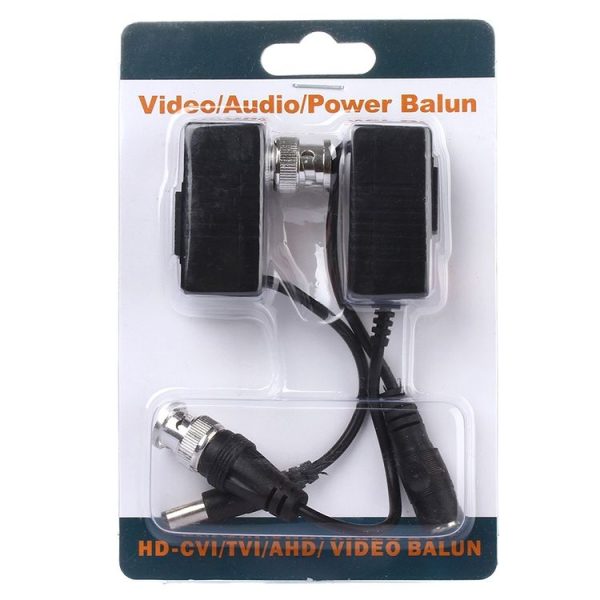 2 PCS HD 213A Coaxial CVI / TVI / AHD Video Audio Power Balun Transceiver - Image 4