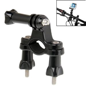 Universal Bike Handlebar Seatpost Mount for GoPro, Insta360, DJI and Other Action Cameras (Black)
