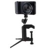 Portable Multi-Function Folding Clamp Tripod for Mini Card Digital Camera (Black) - Image 3