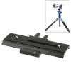 2-way Macro Focus Rail Slider Long-type Tripod Head Plate (Black) - Image 2
