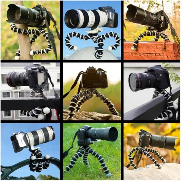 Flexible Grip Digital Camera Tripod (Load: 3kgs) (Black) - Image 10