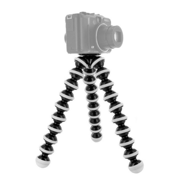 Flexible Grip Camera Tripod for Mini Digital Camera (Black)