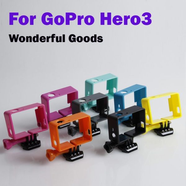 TMC High Quality Tripod Cradle Frame Mount Housing for GoPro HERO4 / 3+ / 3, HR191 (Orange) - Image 5