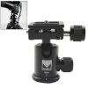 RUBY 005H Aluminium Magnesium Alloy Tripod Ball Head with Quick Release Plate Adapter (Black) - Image 2