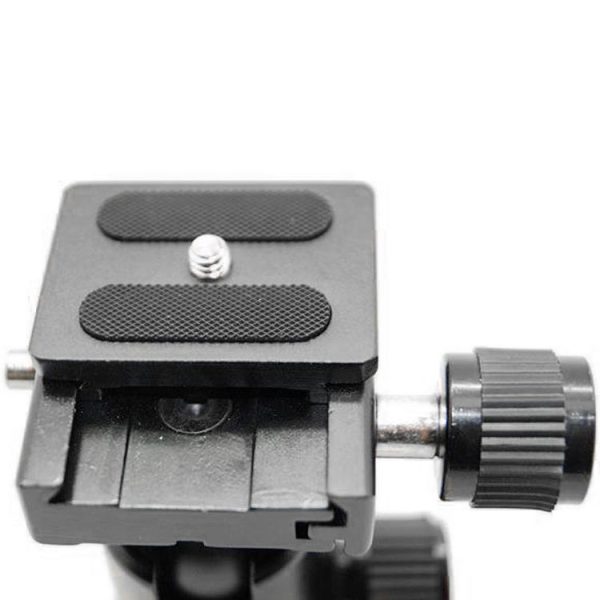 RUBY 005H Aluminium Magnesium Alloy Tripod Ball Head with Quick Release Plate Adapter (Black) - Image 4