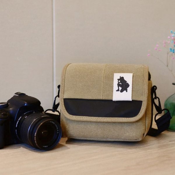 Universal Camera Bag, Inside Size: approx. 200mm x 115mm x 100mm (Brown) - Image 2