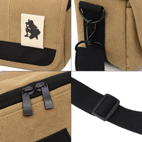 Universal Camera Bag, Inside Size: approx. 200mm x 115mm x 100mm (Brown) - Image 5