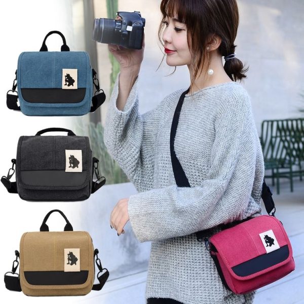 Universal Camera Bag, Inside Size: approx. 200mm x 115mm x 100mm (Brown) - Image 7