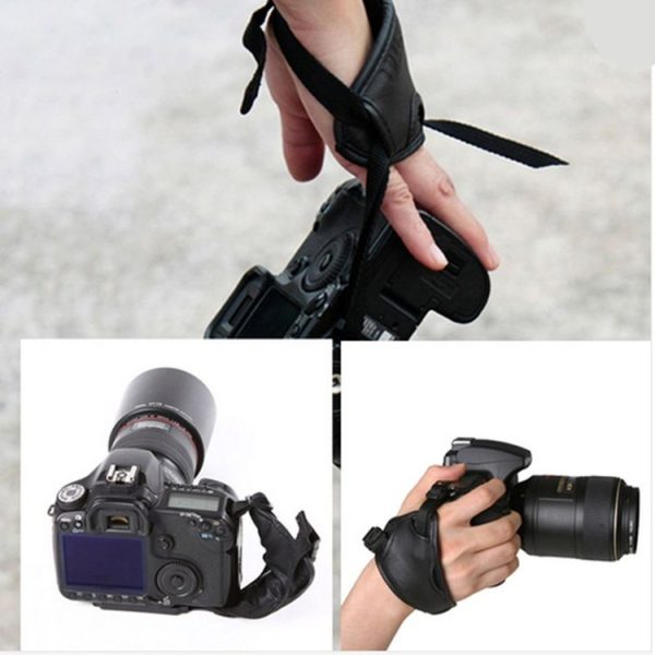 Hand Grip Soft PU Leather Wrist Strap for Nikon / Canon / Sony Camera - Image 5