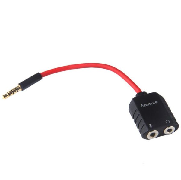 Aputure 3.5mm Audio Y Male to 2 Female Headset Mic Splitter Cable - Image 2