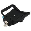 Camera Holster Waist Belt Buckle Button Fast Loading for All Camera (Black) - Image 3