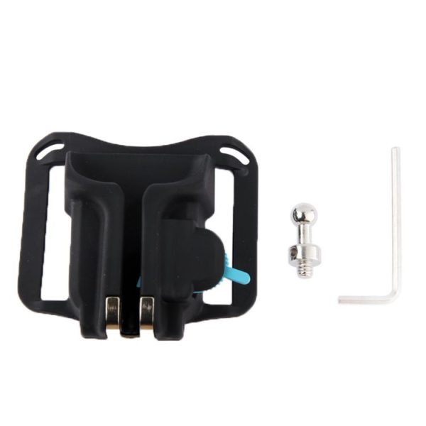 Camera Holster Waist Belt Buckle Button Fast Loading for All Camera (Black) - Image 5