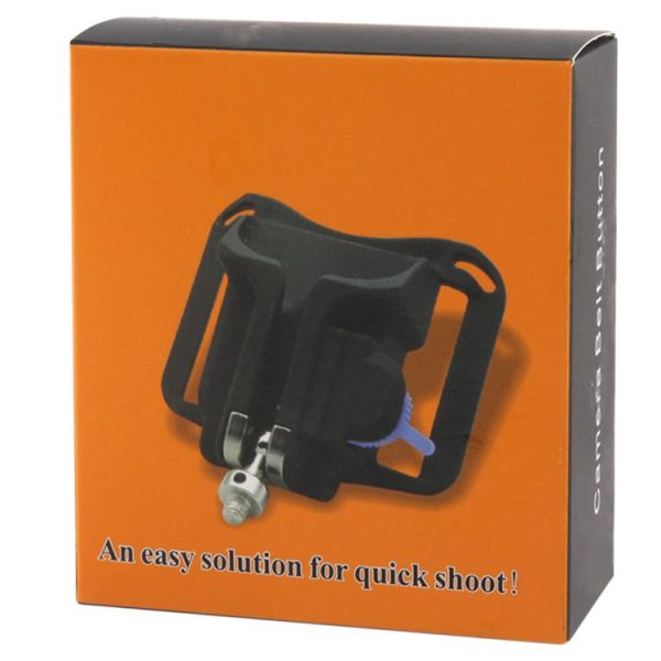 Camera Holster Waist Belt Buckle Button Fast Loading for All Camera (Black) - Image 6