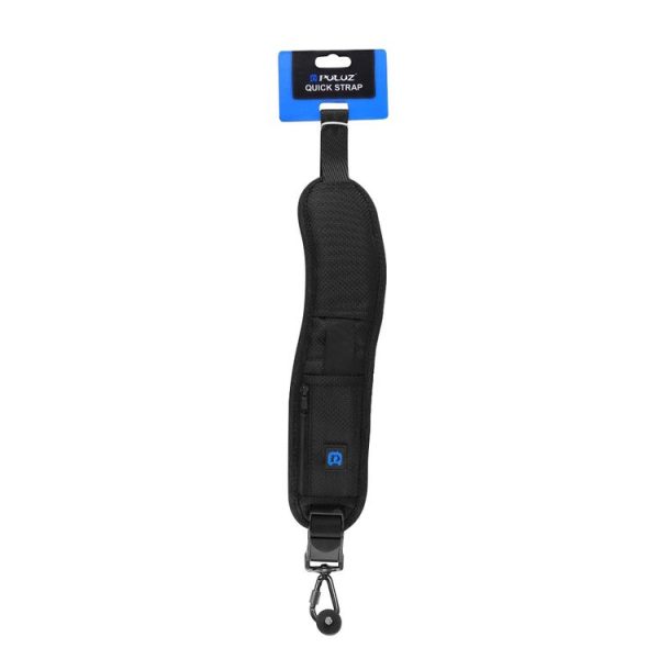 Quick Release Anti-Slip Soft Pad Nylon Single Shoulder Camera Strap with Metal Hook for SLR / DSLR Cameras (Black) - Image 6